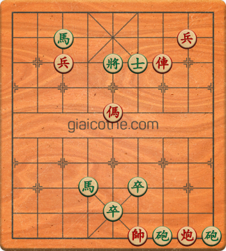 Bàn cờ tướng bài tập Cờ Tướng Khó Nhất màn 1 ván 655 - Độ khó Trung Bình