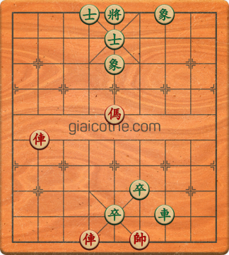 Bàn cờ tướng bài tập Cờ Tướng Khó Nhất màn 1 ván 658 - Độ khó Trung Bình