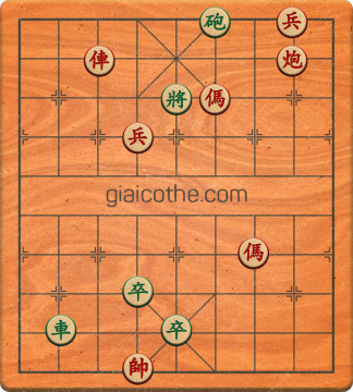 Bàn cờ tướng bài tập Cờ Tướng Khó Nhất màn 1 ván 660 - Độ khó Trung Bình