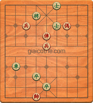 Bàn cờ tướng bài tập Cờ Tướng Khó Nhất màn 1 ván 663 - Độ khó Trung Bình