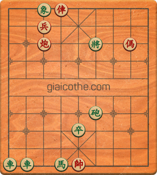 Bàn cờ tướng bài tập Cờ Tướng Khó Nhất màn 1 ván 664 - Độ khó Trung Bình