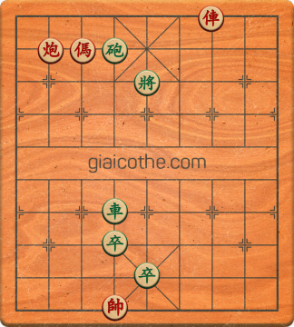 Bàn cờ tướng bài tập Cờ Tướng Khó Nhất màn 1 ván 668 - Độ khó Trung Bình