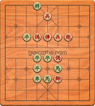 Bàn cờ tướng bài tập Cờ Tướng Khó Nhất màn 1 ván 669 - Độ khó Trung Bình