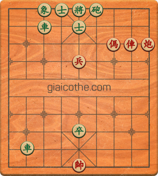 Bàn cờ tướng bài tập Cờ Tướng Khó Nhất màn 1 ván 678 - Độ khó Trung Bình