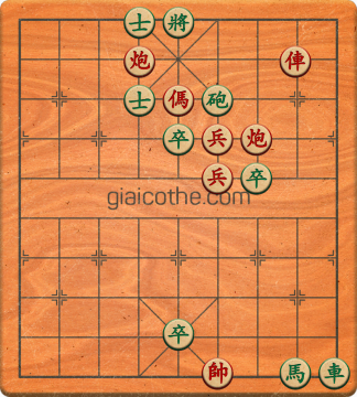 Bàn cờ tướng bài tập Cờ Tướng Khó Nhất màn 1 ván 679 - Độ khó Trung Bình