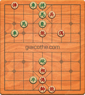 Bàn cờ tướng bài tập Cờ Tướng Khó Nhất màn 1 ván 682 - Độ khó Trung Bình