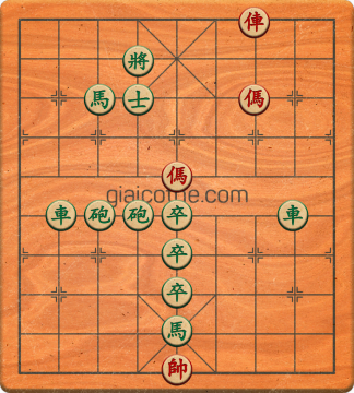 Bàn cờ tướng bài tập Cờ Tướng Khó Nhất màn 1 ván 683 - Độ khó Trung Bình