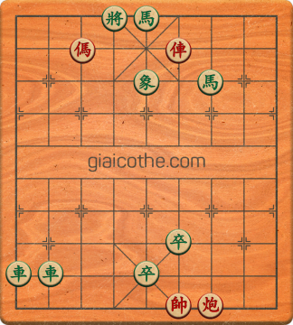 Bàn cờ tướng bài tập Cờ Tướng Khó Nhất màn 1 ván 684 - Độ khó Trung Bình