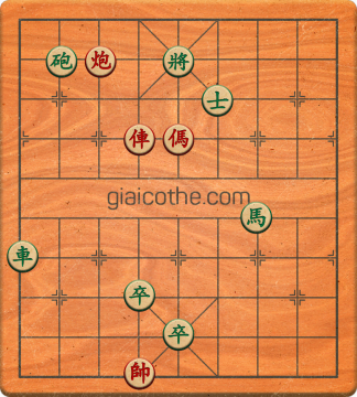 Bàn cờ tướng bài tập Cờ Tướng Khó Nhất màn 1 ván 685 - Độ khó Trung Bình