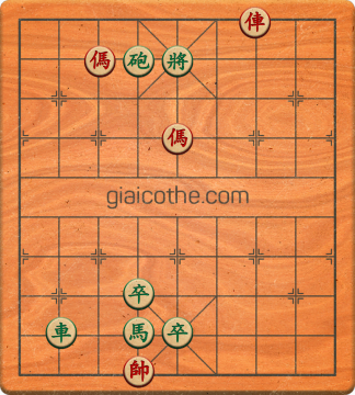 Bàn cờ tướng bài tập Cờ Tướng Khó Nhất màn 1 ván 687 - Độ khó Trung Bình