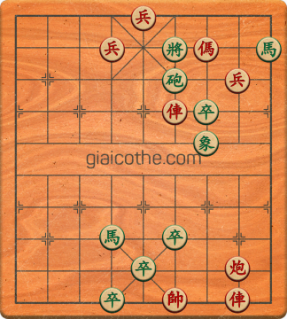 Bàn cờ tướng bài tập Cờ Tướng Khó Nhất màn 1 ván 689 - Độ khó Trung Bình