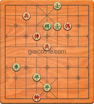 Bàn cờ tướng bài tập Cờ Tướng Khó Nhất màn 1 ván 69 - Độ khó Trung Bình