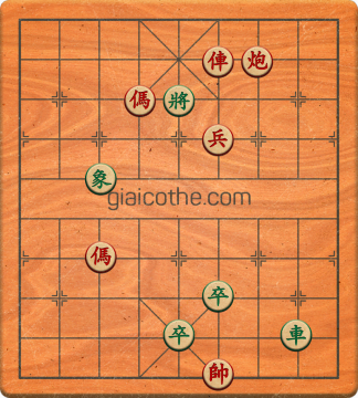 Bàn cờ tướng bài tập Cờ Tướng Khó Nhất màn 1 ván 690 - Độ khó Trung Bình