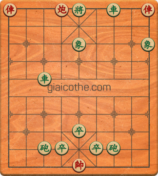 Bàn cờ tướng bài tập Cờ Tướng Khó Nhất màn 1 ván 691 - Độ khó Trung Bình