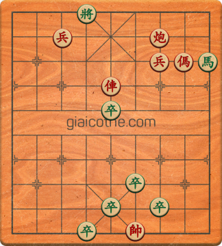 Bàn cờ tướng bài tập Cờ Tướng Khó Nhất màn 1 ván 693 - Độ khó Trung Bình