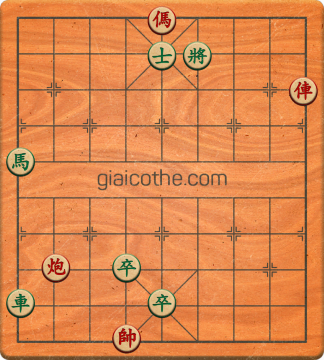 Bàn cờ tướng bài tập Cờ Tướng Khó Nhất màn 1 ván 694 - Độ khó Trung Bình