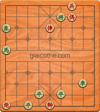 Bàn cờ tướng bài tập Cờ Tướng Khó Nhất màn 1 ván 71 - Độ khó Trung Bình