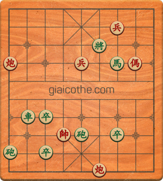 Bàn cờ tướng bài tập Cờ Tướng Khó Nhất màn 1 ván 716 - Độ khó Trung Bình