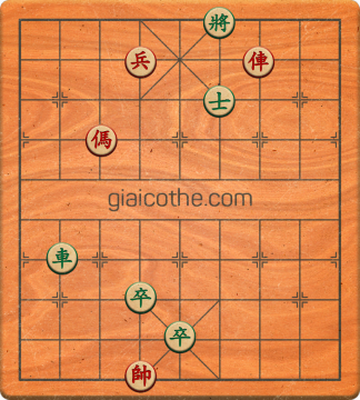 Bàn cờ tướng bài tập Cờ Tướng Khó Nhất màn 1 ván 727 - Độ khó Trung Bình