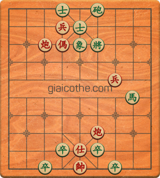 Bàn cờ tướng bài tập Cờ Tướng Khó Nhất màn 1 ván 73 - Độ khó Trung Bình