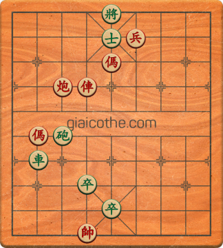 Bàn cờ tướng bài tập Cờ Tướng Khó Nhất màn 1 ván 737 - Độ khó Trung Bình