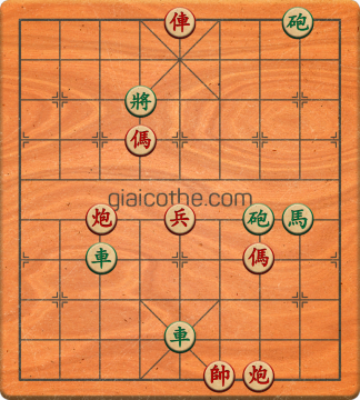 Bàn cờ tướng bài tập Cờ Tướng Khó Nhất màn 1 ván 739 - Độ khó Trung Bình