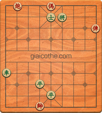 Bàn cờ tướng bài tập Cờ Tướng Khó Nhất màn 1 ván 742 - Độ khó Trung Bình