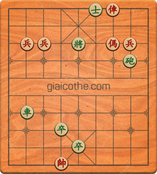 Bàn cờ tướng bài tập Cờ Tướng Khó Nhất màn 1 ván 743 - Độ khó Trung Bình