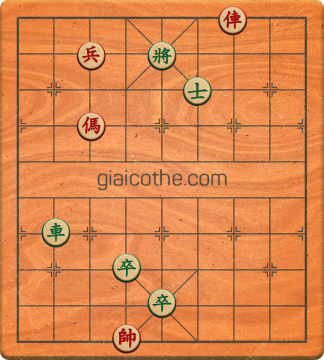 Bàn cờ tướng bài tập Cờ Tướng Khó Nhất màn 1 ván 756 - Độ khó Trung Bình