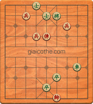 Bàn cờ tướng bài tập Cờ Tướng Khó Nhất màn 1 ván 764 - Độ khó Trung Bình