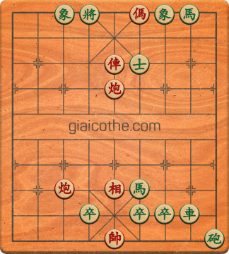 Bàn cờ tướng bài tập Cờ Tướng Khó Nhất màn 1 ván 765 - Độ khó Trung Bình