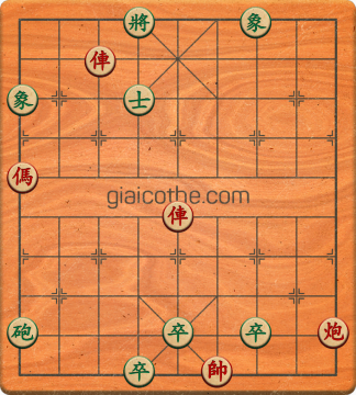 Bàn cờ tướng bài tập Cờ Tướng Khó Nhất màn 1 ván 766 - Độ khó Trung Bình