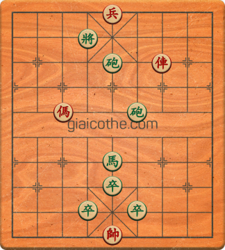 Bàn cờ tướng bài tập Cờ Tướng Khó Nhất màn 1 ván 773 - Độ khó Trung Bình