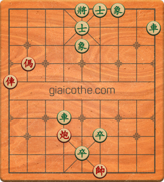 Bàn cờ tướng bài tập Cờ Tướng Khó Nhất màn 1 ván 789 - Độ khó Trung Bình