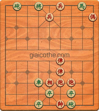 Bàn cờ tướng bài tập Cờ Tướng Khó Nhất màn 1 ván 790 - Độ khó Trung Bình