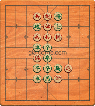 Bàn cờ tướng bài tập Cờ Tướng Khó Nhất màn 1 ván 791 - Độ khó Trung Bình