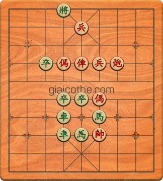 Bàn cờ tướng bài tập Cờ Tướng Khó Nhất màn 1 ván 793 - Độ khó Trung Bình