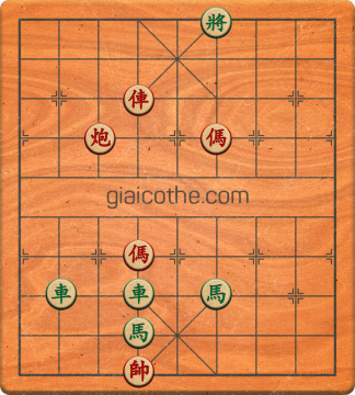 Bàn cờ tướng bài tập Cờ Tướng Khó Nhất màn 1 ván 807 - Độ khó Trung Bình