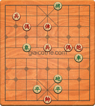 Bàn cờ tướng bài tập Cờ Tướng Khó Nhất màn 1 ván 82 - Độ khó Trung Bình