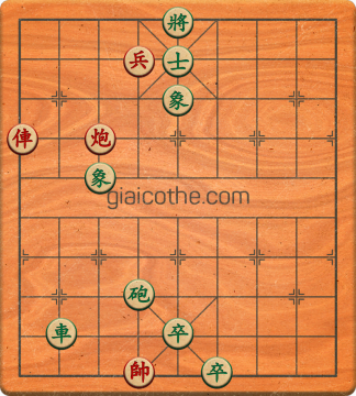 Bàn cờ tướng bài tập Cờ Tướng Khó Nhất màn 1 ván 825 - Độ khó Trung Bình