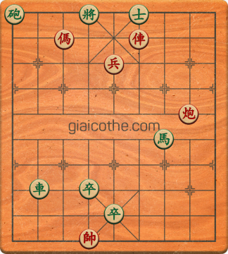 Bàn cờ tướng bài tập Cờ Tướng Khó Nhất màn 1 ván 828 - Độ khó Trung Bình