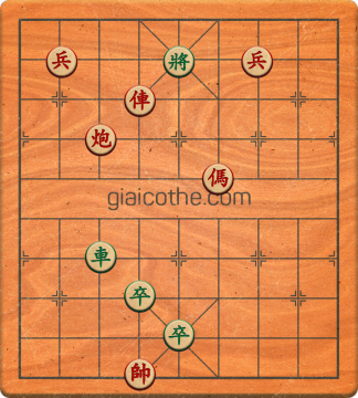 Bàn cờ tướng bài tập Cờ Tướng Khó Nhất màn 1 ván 829 - Độ khó Trung Bình