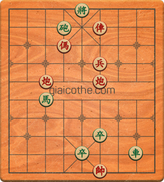 Bàn cờ tướng bài tập Cờ Tướng Khó Nhất màn 1 ván 839 - Độ khó Trung Bình