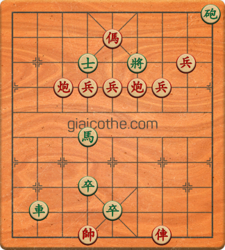 Bàn cờ tướng bài tập Cờ Tướng Khó Nhất màn 1 ván 846 - Độ khó Trung Bình