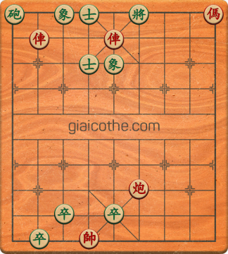 Bàn cờ tướng bài tập Cờ Tướng Khó Nhất màn 1 ván 852 - Độ khó Trung Bình