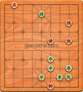 Bàn cờ tướng bài tập Cờ Tướng Khó Nhất màn 1 ván 853 - Độ khó Trung Bình