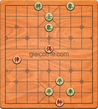 Bàn cờ tướng bài tập Cờ Tướng Khó Nhất màn 1 ván 98 - Độ khó Trung Bình