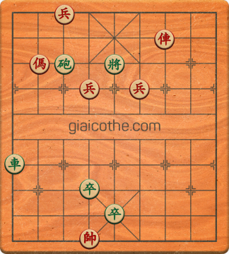 Bàn cờ tướng bài tập Cờ Tướng Khó Nhất màn 2 ván 10 - Độ khó Khó