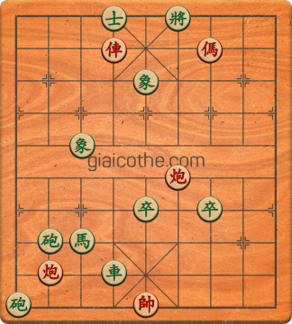 Bàn cờ tướng bài tập Cờ Tướng Khó Nhất màn 2 ván 102 - Độ khó Khó