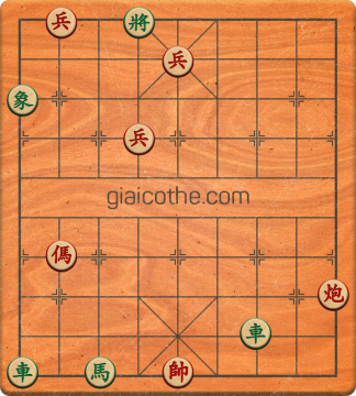 Bàn cờ tướng bài tập Cờ Tướng Khó Nhất màn 2 ván 104 - Độ khó Khó